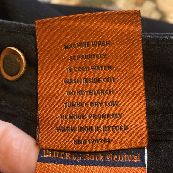 Rock and Revival Black Jeans - Picture 6 of 10